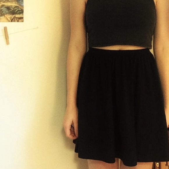 Black Skater Skirt