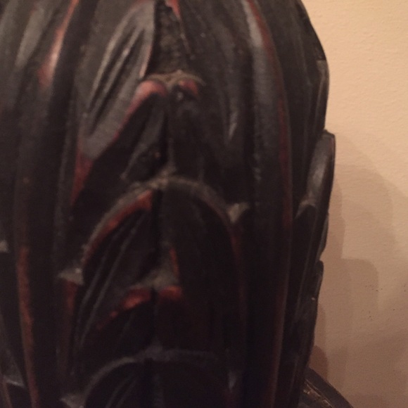 Large hand carved finial - Picture 4 of 4