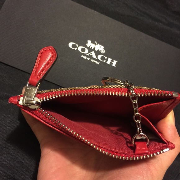 NEW COACH signature mini skinny wallet $$ IS FIRM - Picture 2 of 4