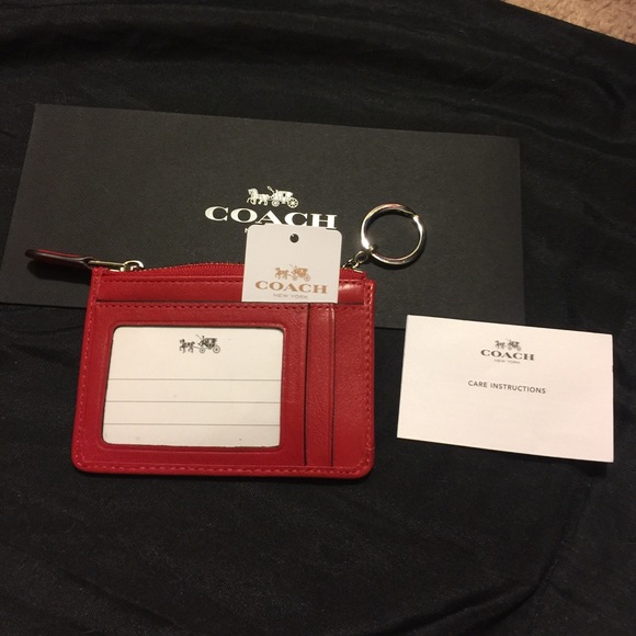 NEW COACH signature mini skinny wallet $$ IS FIRM - Picture 3 of 4