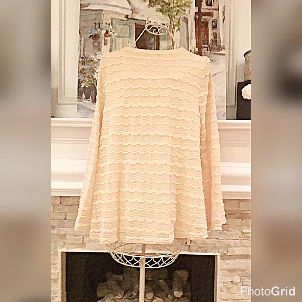 🎉HP 🎉Plus Size- lined lace tie front top! - Picture 4 of 4