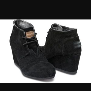 Toms desert boot wedge