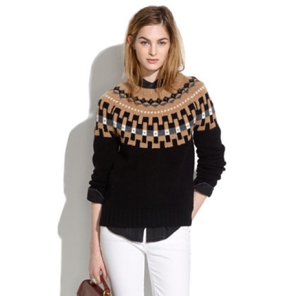 Madewell fair isle sweater