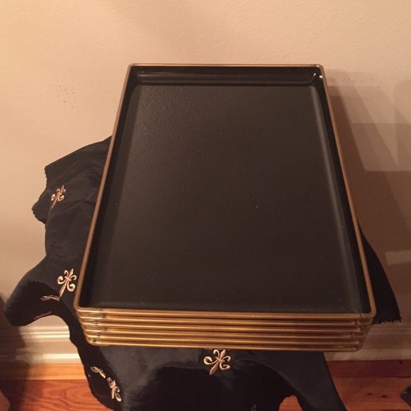 Set of 6 cocktail trays - Picture 2 of 4