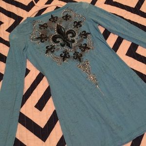 Vocal burnout bling shirt