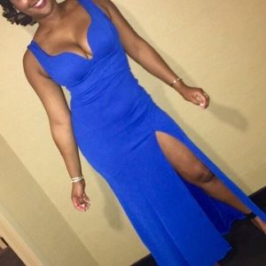 Royal Blue gown