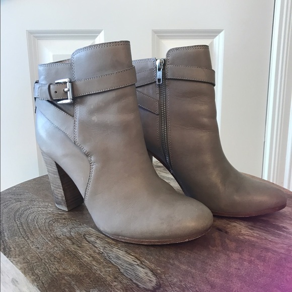Coach Leather Booties