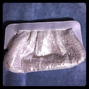 Silver Sparkly Clutch