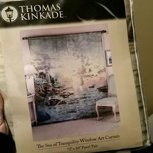 Thomas Kincade Accents Thomas Kinkade Window Art Curtains Sea Of