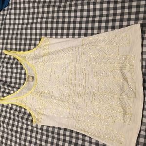 Super cute beaded tank top