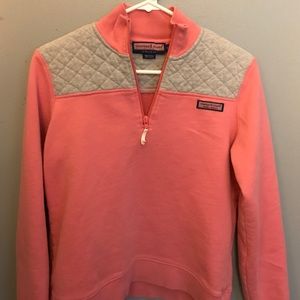 Vineyard Vines quarter zip pullover shep shirt