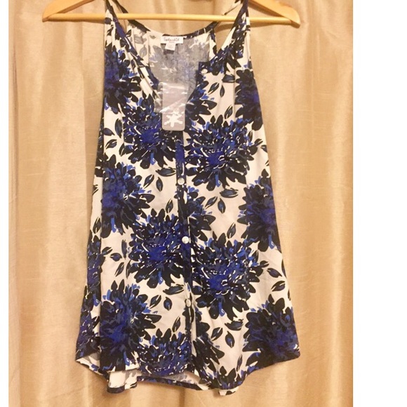 Splendid floral tank top, size Small, NWT - Picture 1 of 4