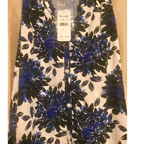 Splendid floral tank top, size Small, NWT - Picture 3 of 4