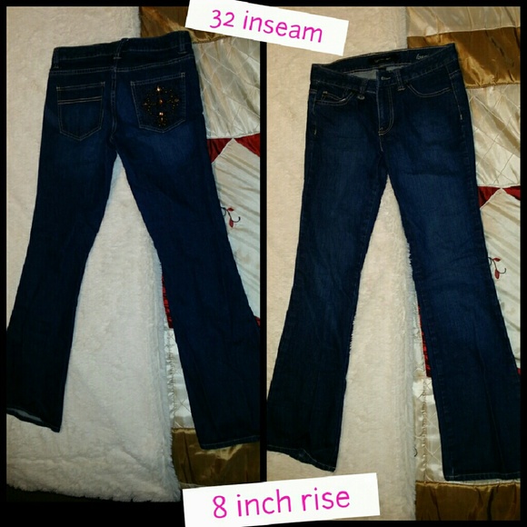 Calvin Klein Lowrise Flare jeans size 6