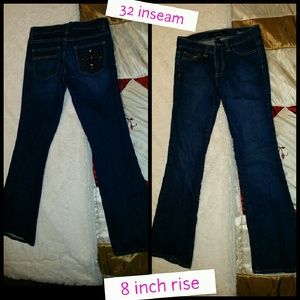 Calvin Klein Lowrise Flare jeans size 6