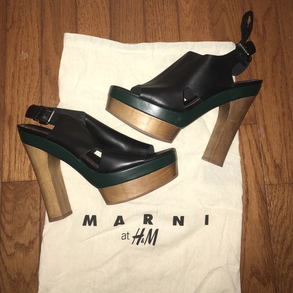 H&M Marni Platform Heels Size 7 NEW
