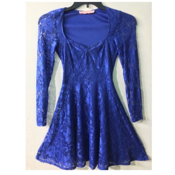 Oh My Love Sweetheart neckline skater dress