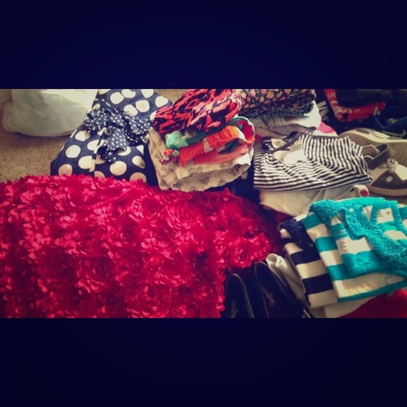 Lot Of girl clothes size 7 mostly 8