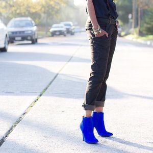 ALDO Cobalt Blue Booties