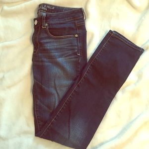 Dark Skinny American Eagle Jeans