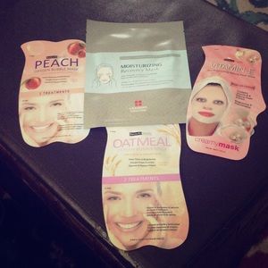Four facial masks
