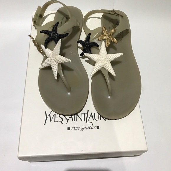 Yes saint laurent  beach sandals