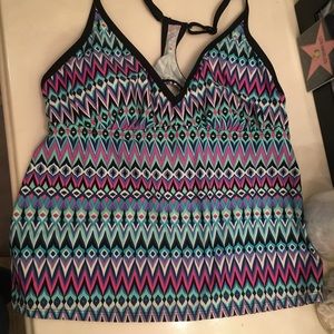 Multicolor Tankini