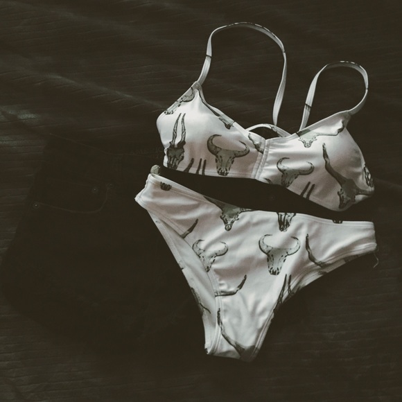 Skull and bones bikini