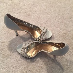 BCBG Girls tan heels