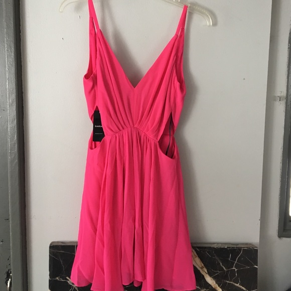 Hot pink bebe dress