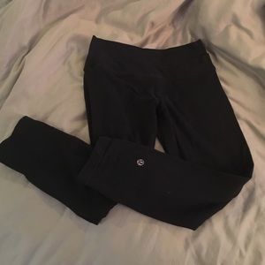 Lululemon wunderunder crop (embellished waistband)