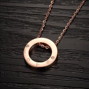 New! Rose gold necklace