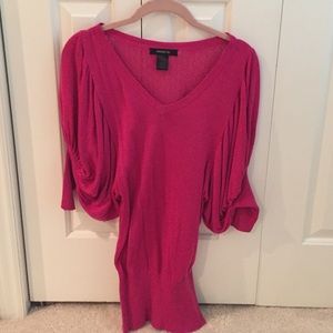 Arden B hot pink sweater