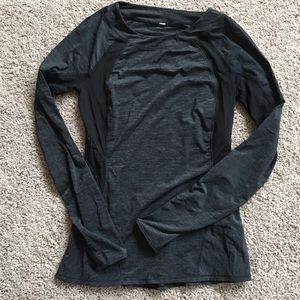 Lace inset Lululemon long sleeve shirt!
