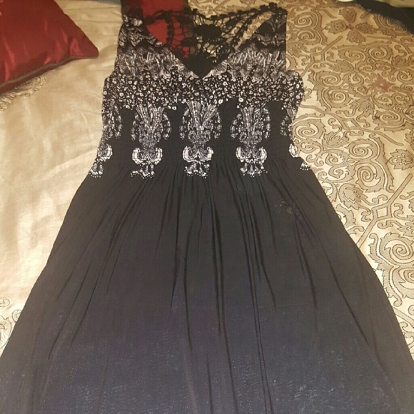 Black and white dress