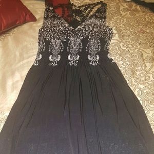 Black and white dress