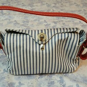 Kate Spade Leather and Canvas bag and coin purse