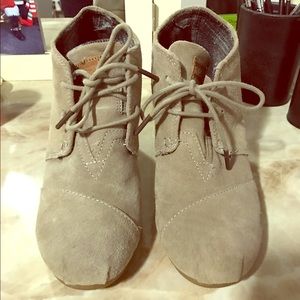 TOMS Desert Wedge Bootie