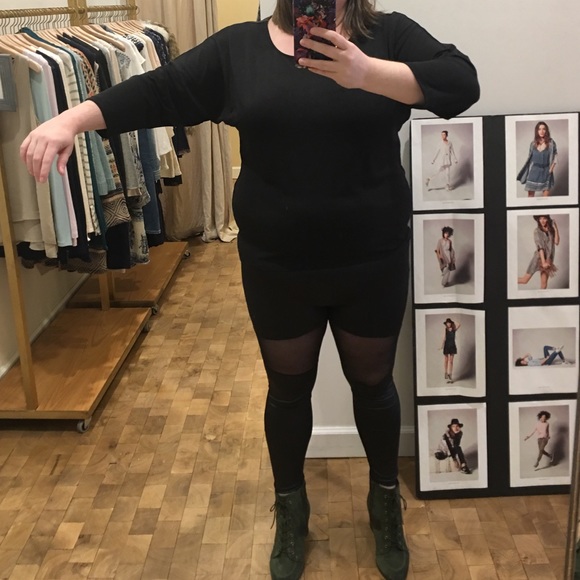 Black Chico's dolman sleeve size 3 shirt