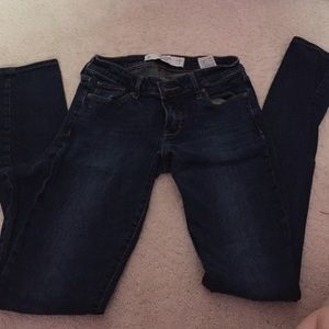 Dark washed Abercrombie jeans