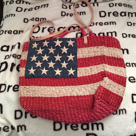American flag tote