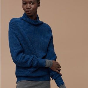 NWOT XS Aritzia Wilfred Montpellier Sweater Blue