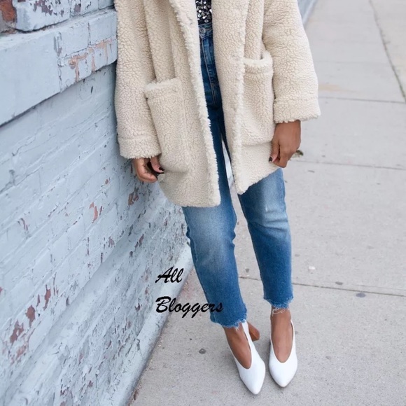 white leather block heels