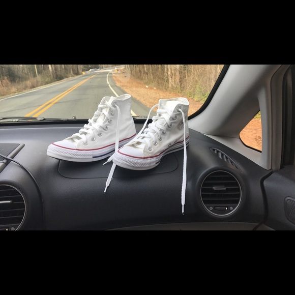 White high top converse