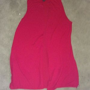 2 bundle short Sleeve Knit Duster with Side Slits