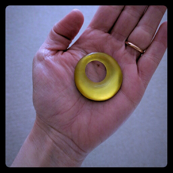 Alexis Bittar yellow pendant