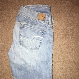 Light washed American Eagle jeans
