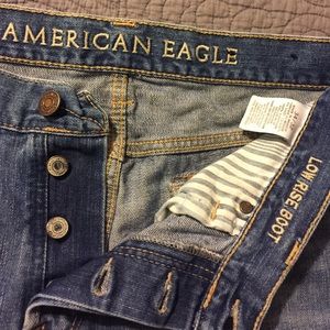 Men's American Eagle low rose boot cut jeans 34 32