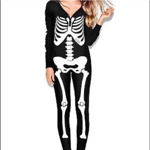 NIP XS skeleton onesie