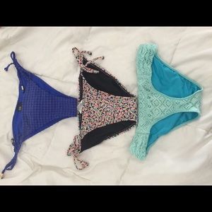 Bathing suit bikini bottoms